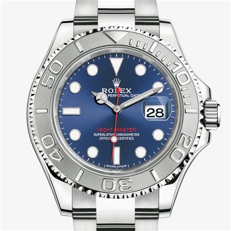 rolex yachtmaster stahl platin 40 mm|Rolex oyster steel watch.